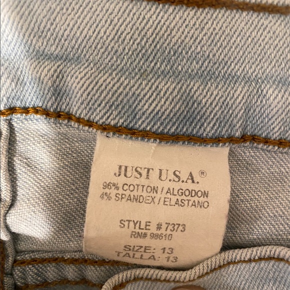 Just Jeans USA Vintage Bell Bottom Hippie Seam - Picture 7 of 7